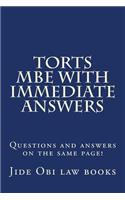 Torts MBE With Immediate Answers