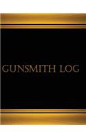 Gunsmith Log (Journal, Log book - 125 pgs, 8.5 X 11 inches)