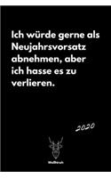 Neujahrsvorsatz abnehmen verlieren: A5 Jahresplaner 2020 - Organizer - Jahreskalender - Buchkalender - Wochenkalender - Terminplaner für Jahresvorsätze, Studenten, Schüler, Männer als 