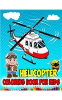 Helicopter Coloring Book For Kids