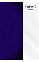 Password Journal: Password Tracking Notebook 6x9 120 Pages Blue Password Organizing Log