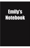 Emily's Notebook: 6x9 Lined Notebook, Gift For a Friend or a Colleague (Gift For Someone You Love)