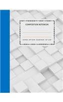 Composition Notebook: College Ruled - 110 pages - 7.44 X 9.69". SOFT COVER(5 Abstract)