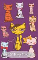 2020 Daily Planner: Colorful Cats