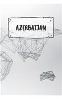Azerbaijan: Dotted Travel Diary Notebook or Journey Dotted Grid Journal - Holiday Trip Pocketbook for Men and Women with Dots