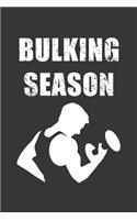 Bulking Season Notebook: Lined Journal, 120 Pages, 6 x 9, Affordable Gift Journal Matte Finish