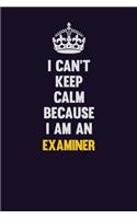 I can't Keep Calm Because I Am An Examiner
