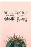 Be a Cactus in a World Full of Delicate Flowers