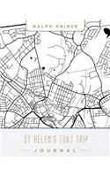 St Helen_s (Uk) Trip Journal: Lined Travel Journal/Diary/Notebook with St Helen_s (Uk) Map Cover Art