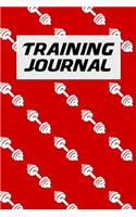 Training Journal: 6x9 Fitness Journal with One Rep Weightlifting Bench Press Chart and Blank Lined Paper