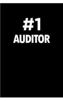 Number 1 Auditor: Blank Lined Office Humor Themed Journal and Notebook to Write In: Versatile Wide Rule Interior