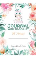Journal with To-Do List