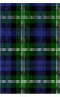 Clan Baillie Tartan 100 Page Lined Journal/Notebook