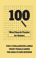 100 Word Search Puzzles for Seniors