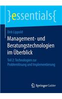 Management- Und Beratungstechnologien Im Überblick