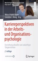 Karriereperspektiven in Der Arbeits- Und Organisationspsychologie