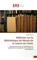 Réflexion Sur La Bibliothèque Du Musée de la Nature Du Valais