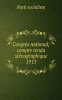 Congres national; compte rendu stenographique