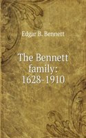 Bennett family : 1628-1910