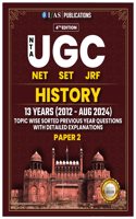 UGC NET History Paper 2 Book 2025 | Previous Year Solved Papers (2012 to 2024 Aug) Unit Wise Sorted with Detailed Solutions | Best Seller Previous Year Question Paper PYQ Book for NTA-UGC NET/JRF and SET History Examinations in India | IFAS Publica