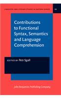 Contributions to Functional Syntax, Semantics and Language Comprehension