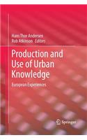 Production and Use of Urban Knowledge