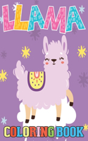 Llama Coloring Book