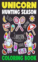 Unicorn Hunting Season Coloring Book