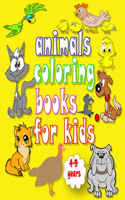animals coloring books for kids 4-9 years