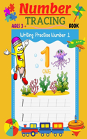 Number Tracing Book: Trace Numbers Practice Workbook for for Preschoolers and Kids Ages 3-5, Kindergarten and Kids Ages 3-5 (Math Activity Book)