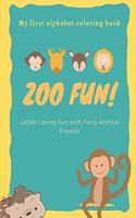 Zoo Fun!: My first alphabet coloring book