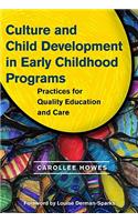 Culture and Child Development in Early Childhood Programs