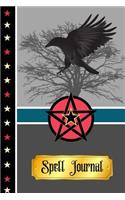 Spell Journal: Wicca Witch Pentagram Magic Gift - BLANK SPELL JOURNAL, 120 pages, 6" x 9"