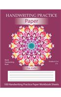 Blank handwriting book