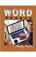 Word Search Party Favor