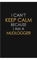 I Can't Keep Calm Because I Am A Mudlogger