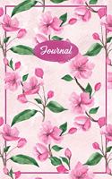 Cherry Blossoms Journal: College Ruled 6x9 Floral Notebook