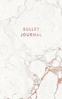 Bullet Journal: Soft White Marble and Rose Gold - Dot Grid Bullet Journal Notebook, Gift for Women and Teen Girls (7 x 10 - 120 pages)