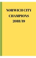 Norwich City Champions 2018/19