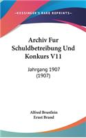 Archiv Fur Schuldbetreibung Und Konkurs V11