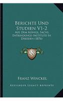 Berichte Und Studien V1-2