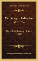 Der Krieg In Italien Im Jahre 1859