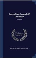 Australian Journal Of Dentistry; Volume 3