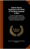 Dufief's Nature Displayed in Her Mode of Teaching Language to Man