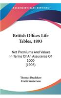 British Offices Life Tables, 1893