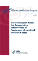 Future Research Needs for Comparative Effectiveness of Treatments of Localized Prostate Cancer: Future Research Needs Paper Number 4