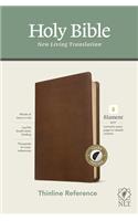 NLT Thinline Reference Bible, Filament Edition, Brown