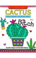 Cactus Swear Word Coloring Books Vol.2