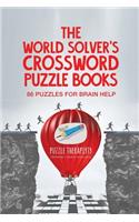 World Solver's Crossword Puzzle Books 86 Puzzles for Brain Help