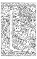 Color My Cover Journal - Creative Alphabet - L